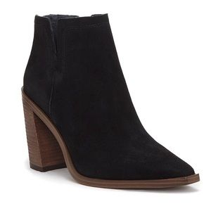 Vince Camuto Black Heeled Booties